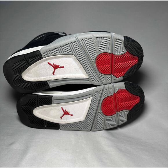 Size 6 - Nike Air Jordan 4 Retro SE GS Black Canvas Men's Shoes - Picture 6 of 11